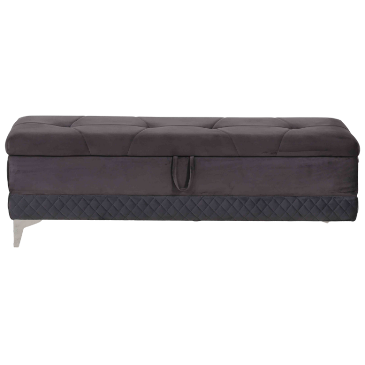Banc Chakra satin gris