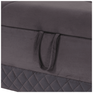 Banc Chakra satin gris