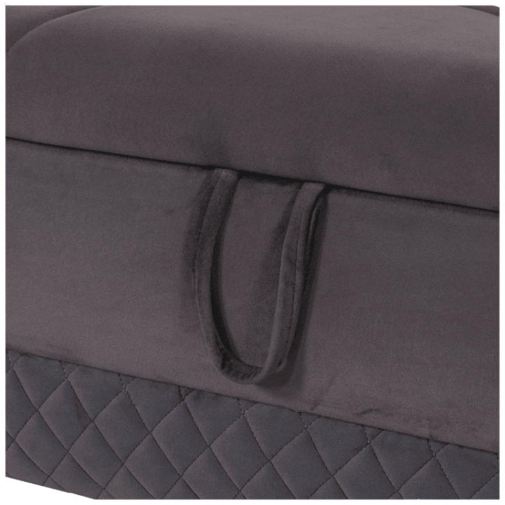 Banc Chakra satin gris