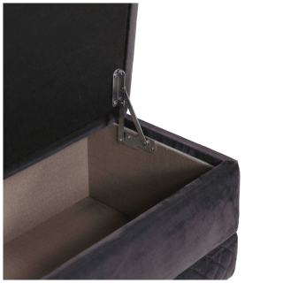 Banc Chakra satin gris