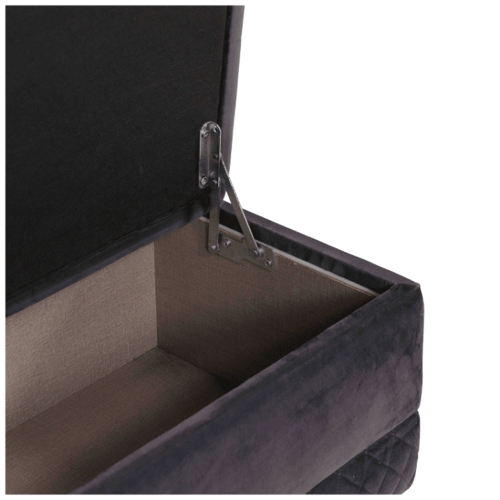 Banc Chakra satin gris