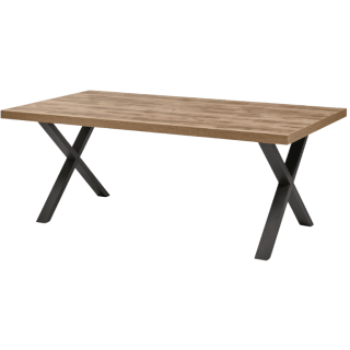 Table Otto 230x100 cm pied "X" TF1915
