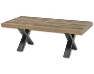 Table de salon Otto pied X scarlet oak