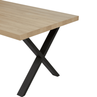 Table rectangulaire fixe 170cm pied X TF1805 Marnix