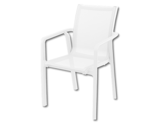 Fauteuil Pacific blanc