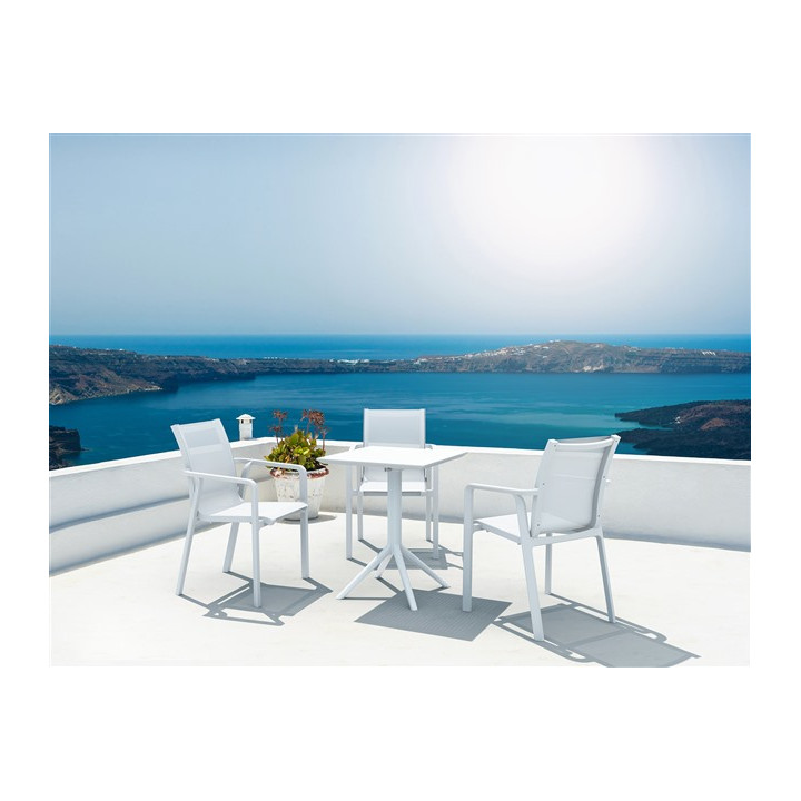 Fauteuil Pacific blanc