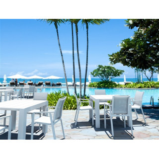Table Vegas blanc