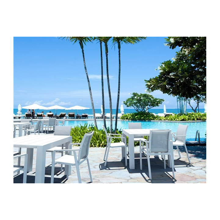 Table Vegas blanc