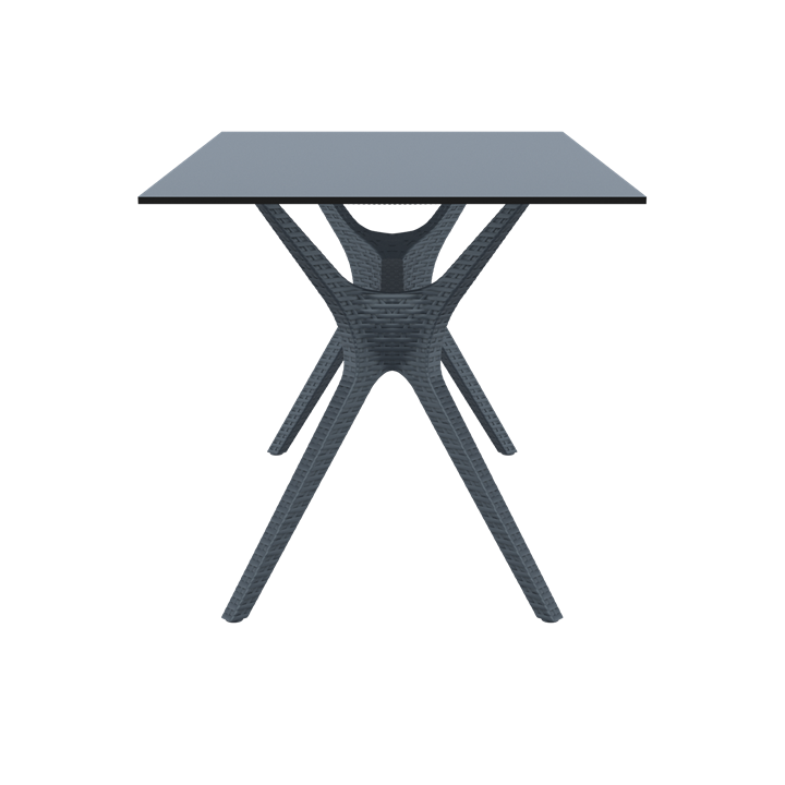 Table Ibiza gris foncé