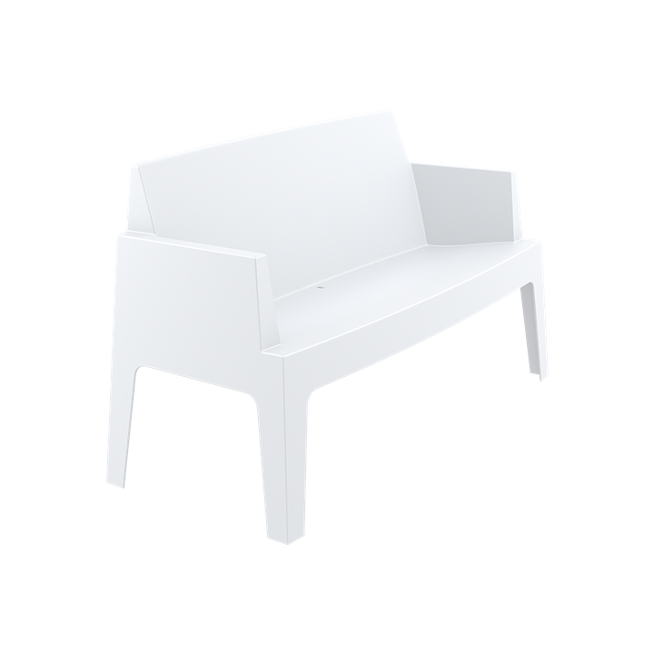 Set Box Blanc ( x2 fauteuils + x1 2 places + x1 table basse)