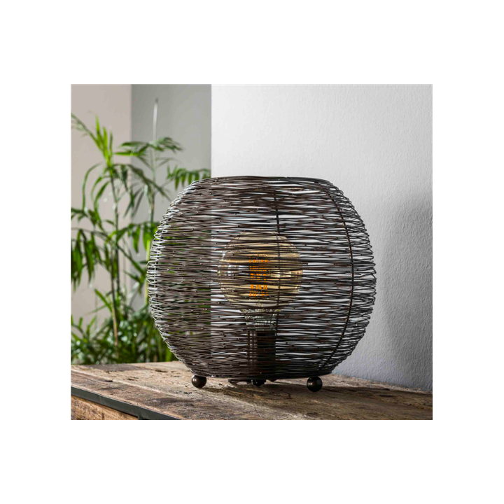 Lampe de table Ø35 noir