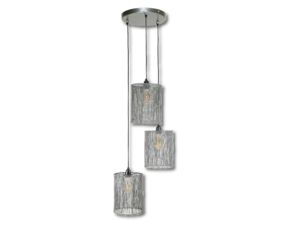 Suspension 3L metal/noir