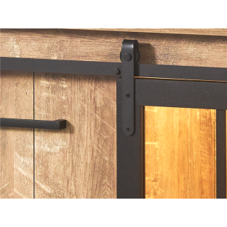 Dressoir Alcatraz orange/noir mat
