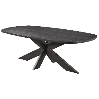 Table Ovale fixe 230cm TF2101 Pied araignée noir Raphael