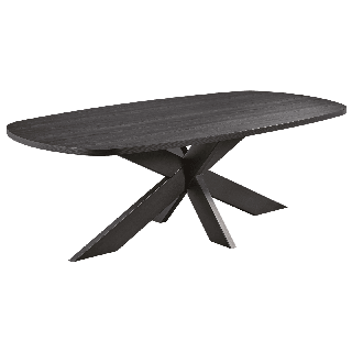 Table Ovale fixe 230cm TF2101 Pied araignée noir Raphael