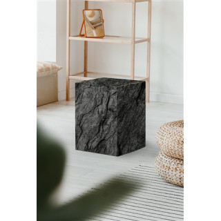 Pouf Benny tabouret - décor pierre 003289