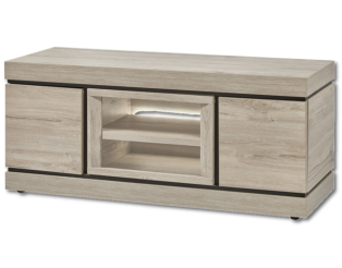 Meuble TV Belluno 1 chêne millenium gris