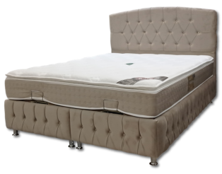 Lit coffre 160x200 Madrid beige