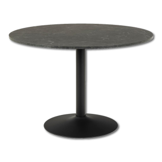 21438 Ibiza (Marbre) Dining table placage  noir