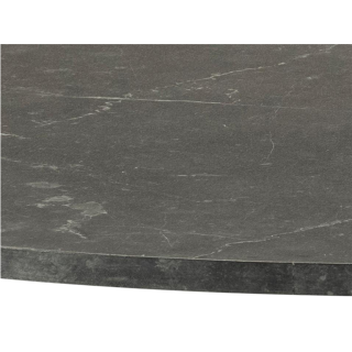 21438 Ibiza (Marbre) Dining table placage  noir