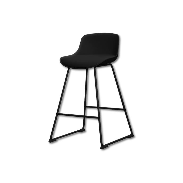 97504 Tina counter Stool noir P,U D-158
