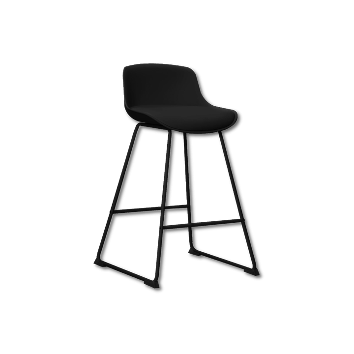 97504 Tina counter Stool noir P,U D-158