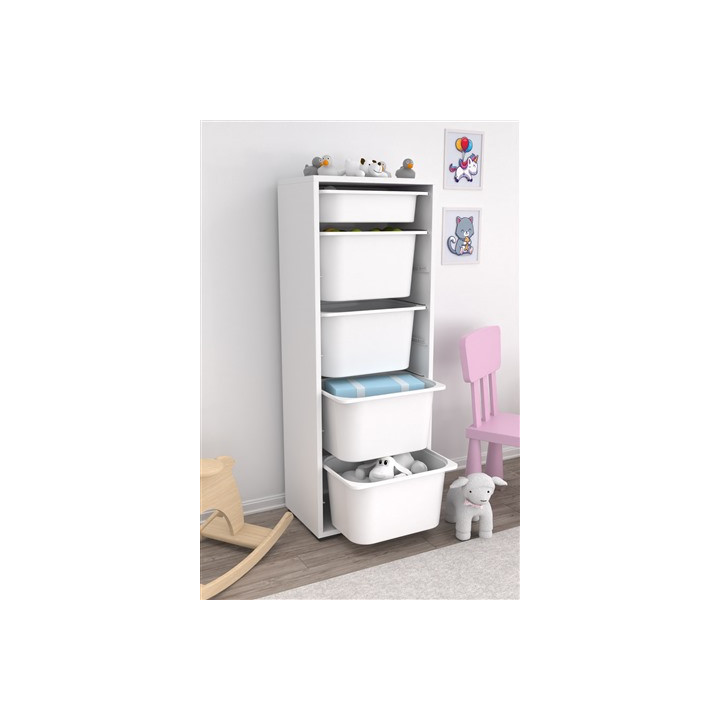 Commode Zola blanc