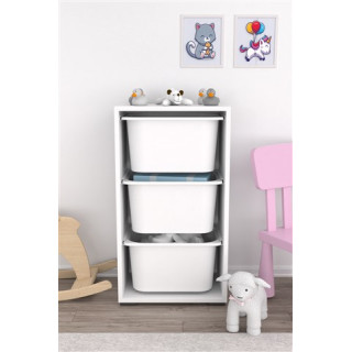 Commode Bronz blanc