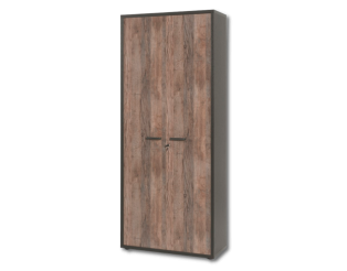 Armoire D Pronto 4 chêne vintage/noir