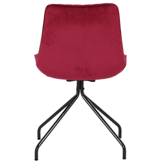 Chaise Cecile rose foncé