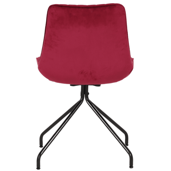 Chaise Cecile rose foncé