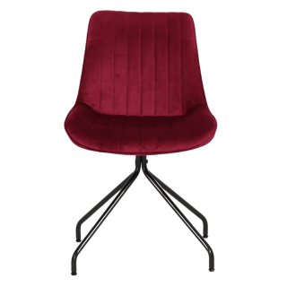 Chaise Cecile rose foncé