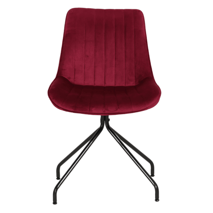 Chaise Cecile rose foncé