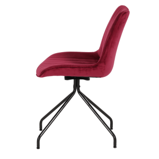 Chaise Cecile rose foncé