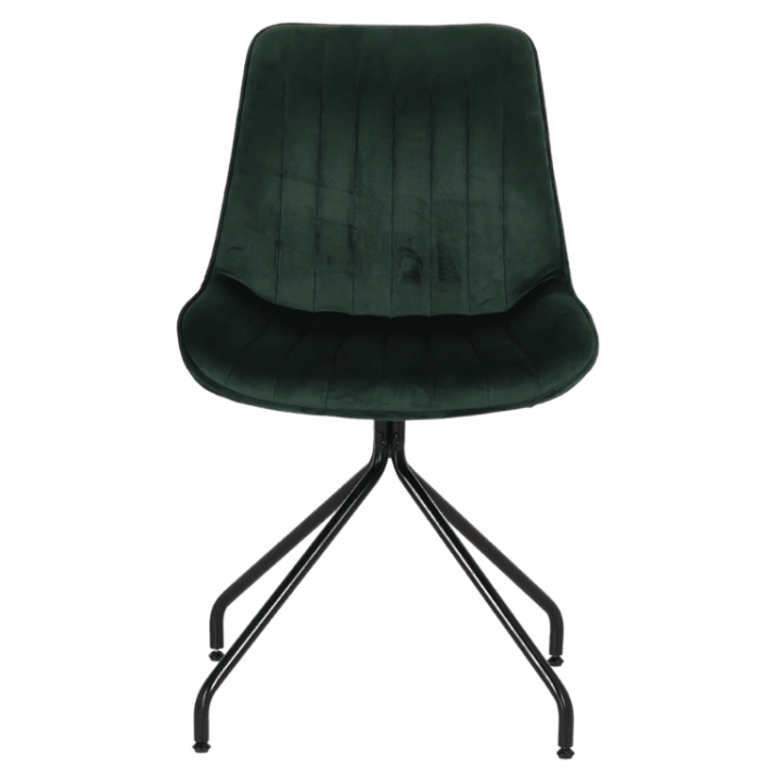 Chaise Cecile vert foncé