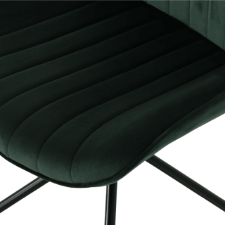 Chaise Cecile vert foncé