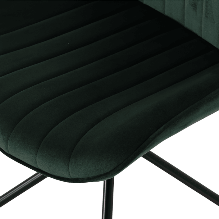 Chaise Cecile vert foncé