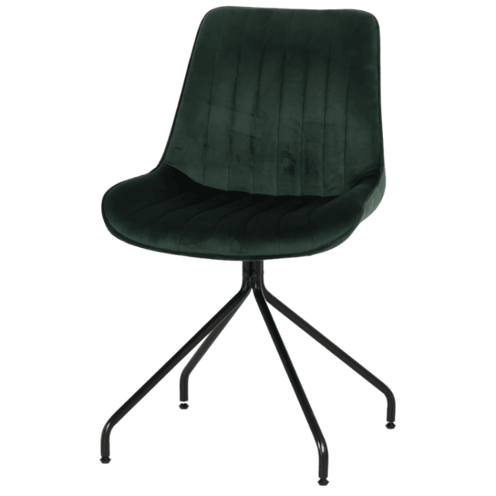 Chaise Cecile vert foncé