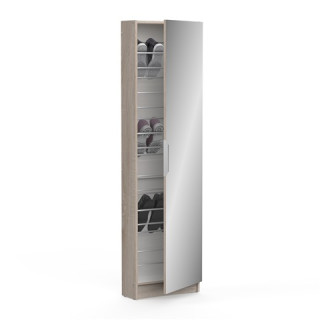 Armoire à chaussure Zapatero chêne brosse
