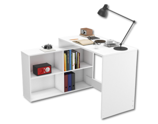 Bureau d'angle Corner blanc
