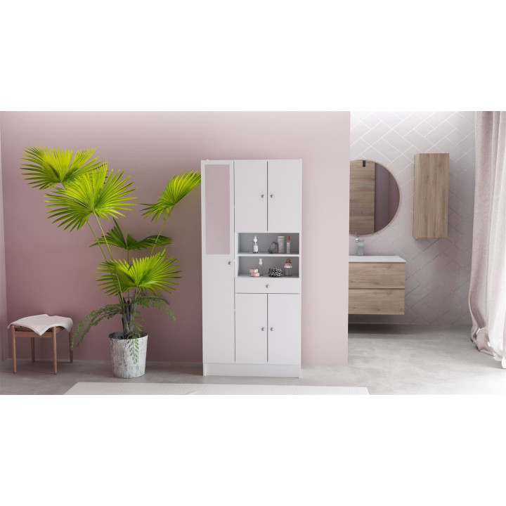 Colonne "Imbattable" 11 blanche