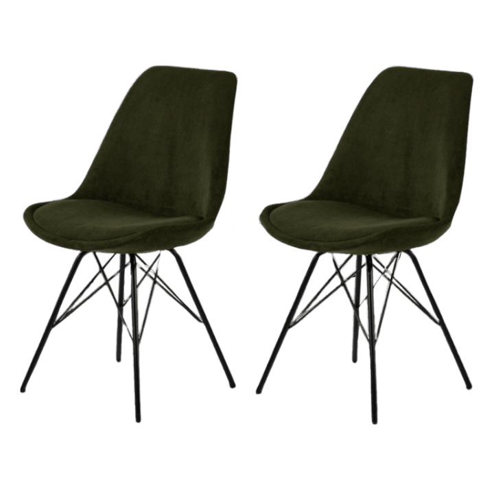 Chaise Eris vert olive