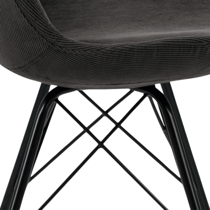 Chaise Eris anthracite