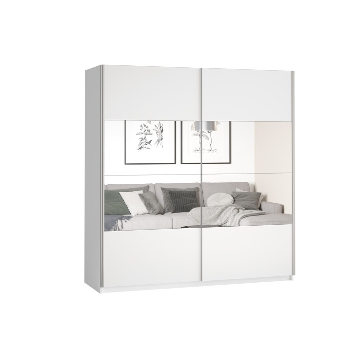 Armoire 2 portes Beta blanc