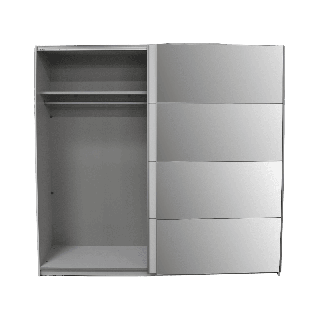 Armoire 2 portes Beta blanc