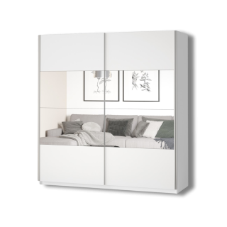 Armoire 2 portes (200cm) Beta blanc