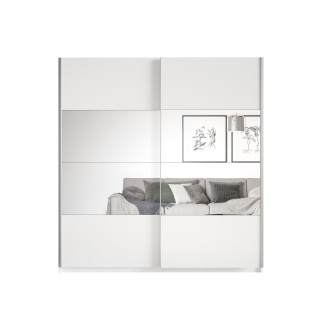 Armoire 2 portes (200cm) Beta blanc