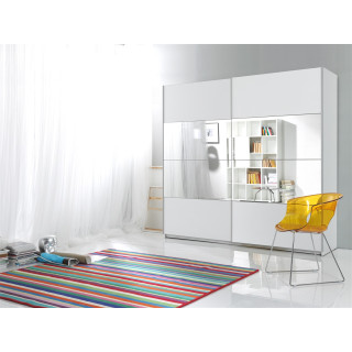 Armoire 2 portes (180cm) Beta blanc