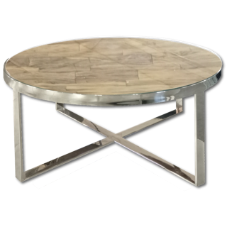 Table de salle à manger avec plateau en verre Alixia PE-6599-100