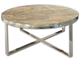 Table de salle à manger avec plateau en verre Alixia PE-6599-100